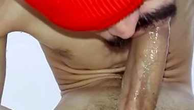 Hot Selfsuck With A Lot Of Saliva