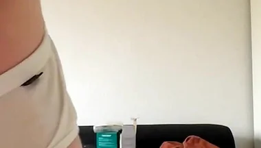 Loading a Vial in Pissed Briefs for a Fan