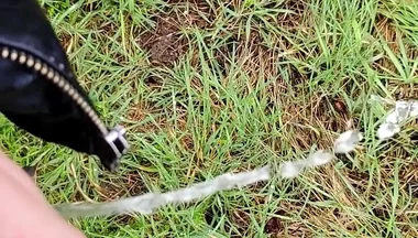Outdoor Piss in the Rain