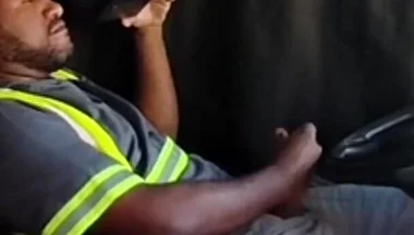 Lunchtime, Alone Inside the Truck.