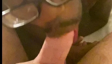 Sucking This Chubby Man Thick Cock