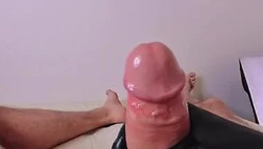Black Gloves And A Fleshlight