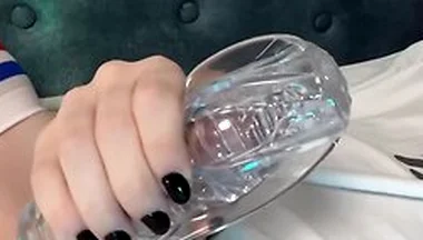 Cute Femboy Plays With A Fleshlight