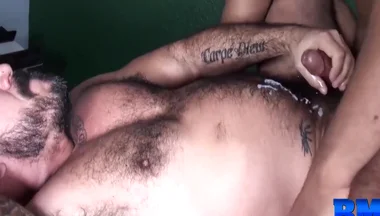 Alessio Romero And Ray Diesel - Interracial Bareback Pounding
