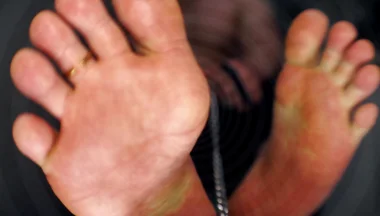 Chained to Master's Feet