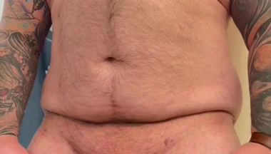 Sexy Tattooed Hairy Bear Stoking