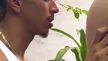 Butt Fucking Tree Huggers Gay Anal Cumshot Deep Breeding! Hung Papi Santo Jorge