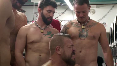 Tyler Rush: Edged, Tormented and Gang Fucked in a Dirty Laundromat