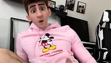 Cartoon Anime Boy Humps Pillow And Masturbates