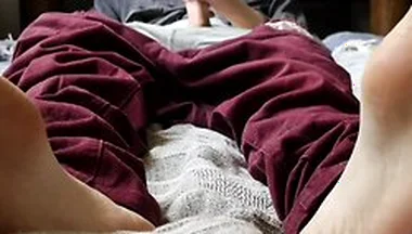Pov Of My Feet While I Jerk Off...( Cumshot Pov At The End)