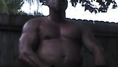 Muscle Daddy In Sir Pumps, Strokes And Shoots...multiple Loads!