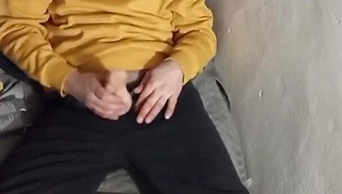 Masturbating in Bed at the Cabin