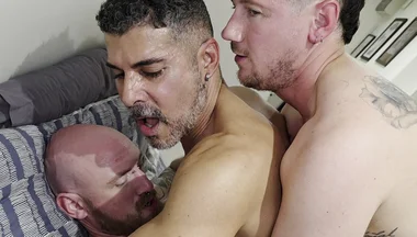 2 Horny Dads 2 Filthy Tops Ass to Mouth Amature Filth Part 2 Double Penetration