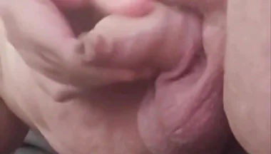 Chubby 150kgs Plays with His Tiny Dick Amd Foreskin. Big Belly Rubbing