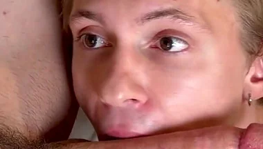 I Decided to Suck a Big Cock to a Friend and He Liked It, Throat Blowjob and Fucking in the Ass