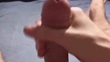 Guy Jerking off His Cock