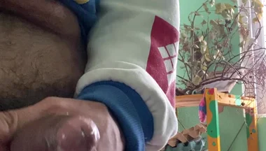 Hard cock with dripping cum