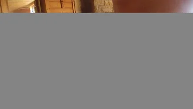 I Sweat and Jerk off My Wet Foreskin Cock in a Hot Fireplace Sauna and Then Squirt My Cum Onto My Feet.