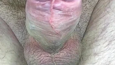 Close up Edging Precum Cumshot