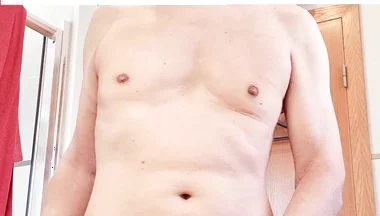 Full Morning Routine with Jerk off, Cumshot and Shower