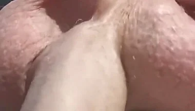 Guy Plays Hot with His Balls