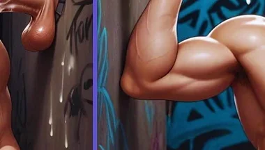 My Ass Was Wonderfully Fucked by Several Big-dicked Guys at a BDSM Club in Amsterdam!