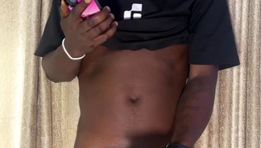 Horny Guy Stroking His BBC