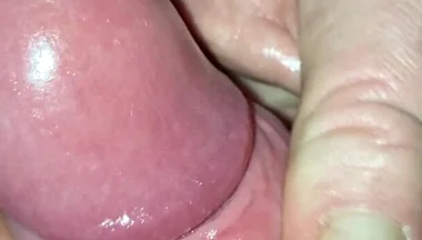 Long, Pumped Bulging Foreskin Dick with Cumshot