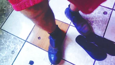 POV Wearing Boots