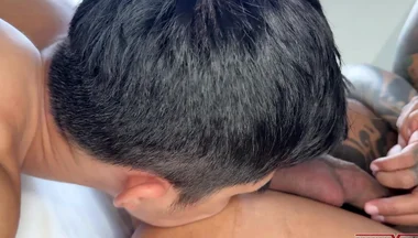 Tattooed Damian Dragon Loves How Robin Fucking His Horny Hole