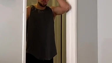 Guy Catches His Roommate Jerking off to His Porn