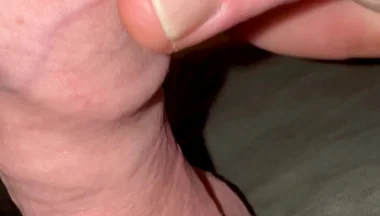 From Soft Uncut Foreskin to Big Shiny Knob with Cumshot