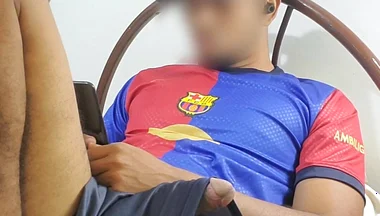 Male Watching Porn in His Room