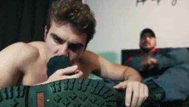Firefighter latino feet boots master
