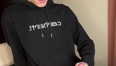 Young Guy's Thick Rope Cum Spray