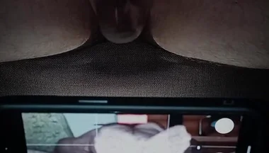 Filming a White Uncircumcised Penis Masturbation.