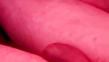 Stretching my hole wide to allow easy access for my.