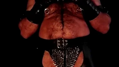 Leather Chaps, Spikes and Pipe