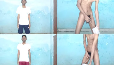 Rajesh Playboy 993 Two Naked Pissing in the Jar Golden Shower Amateur Homemade Uncut Hairy Dick