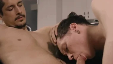 Hot Massage Turned Into Intense Bareback Between Stepdad - Marco Biancci