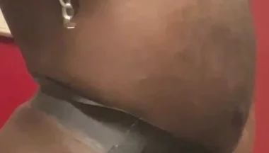 Black Muscle BBC Big Butt Leather Latex Flex & Wank