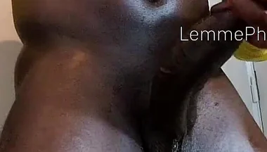 Black Monster Big Cock Solo Masturbation
