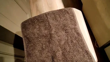Small Penis Comes on Bar Stool in Condom