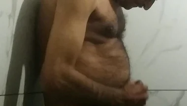 Playing with My Cock in the Bathroom