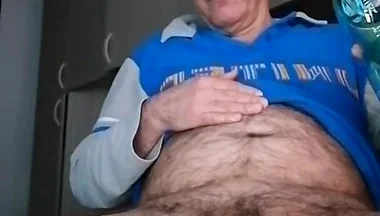 A Long Masturbation with a Piss of Pee in the Empty Bottle!
