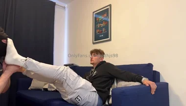 British master dirty stinky socks sniffing