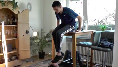 Germany master dierty sneaker licking