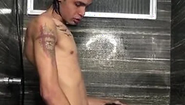Giving It To The Skinny Gifted Guy In The Bathroom