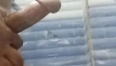 Indian Guy's Oil Massage in the Bathroom and with Hands