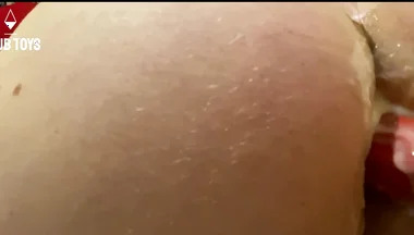 Big Dildo Sliding up My Fat Ass
